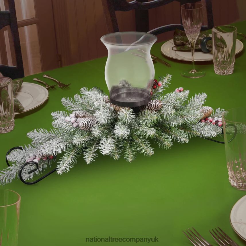 Greenery | National Tree Company 30 in Dunhill(R) Fir Centerpiece and Candle Holder F2L4F476